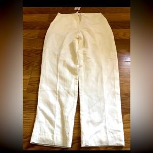 New Women's Ruby Rd Petites Sz 6P Dress Pants Trousers Winterwhite Fully Lined